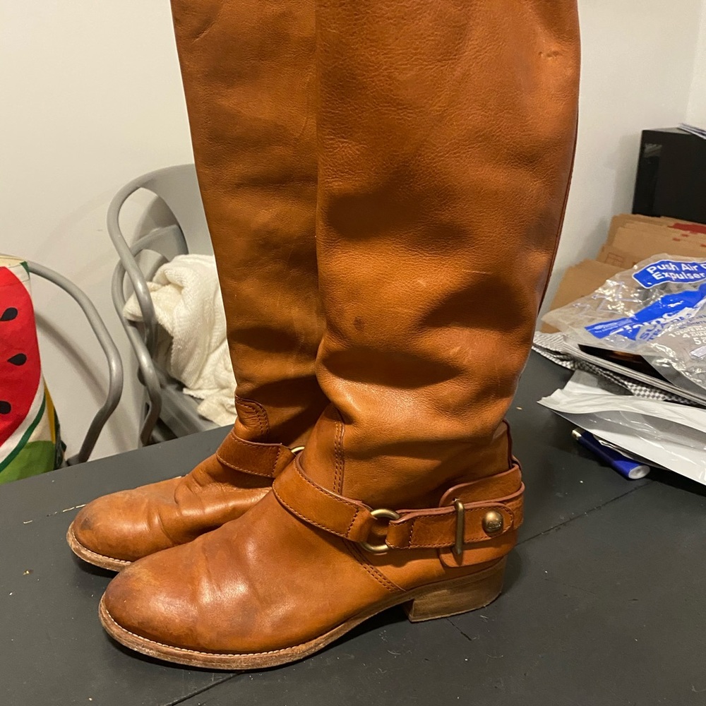 Coach Brown Riding Boots